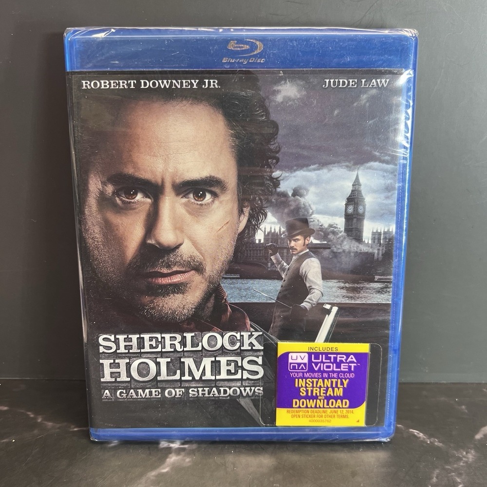 Sherlock Holmes: A Game of Shadows (Blu-ray, 2011) NEW
